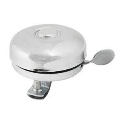 DZWONEK ROWEROWY SREBRNY STAL d=55mm CHROM JY-B11 JAKOŚĆ